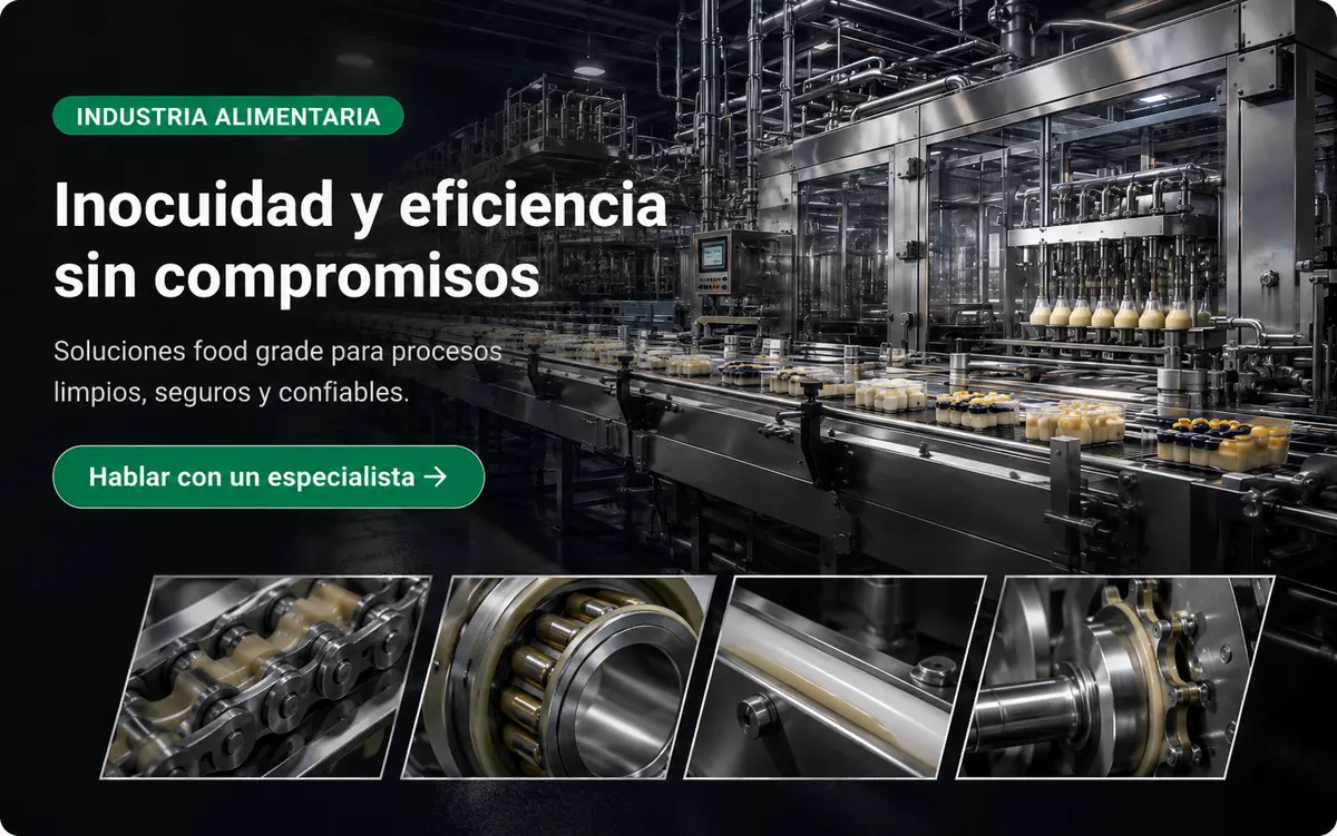 Lubricantes food grade NSF H1 para industria alimenticia — Molykote