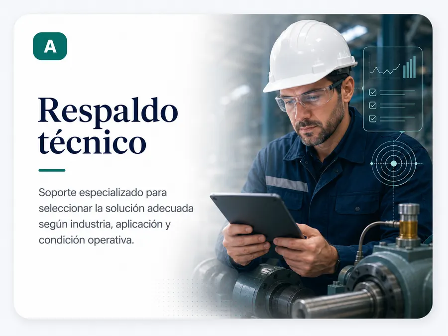 Respaldo técnico especializado: Ingenieros que recomiendan por punto de aplicación: producto, cantidad y proceso correctos.
